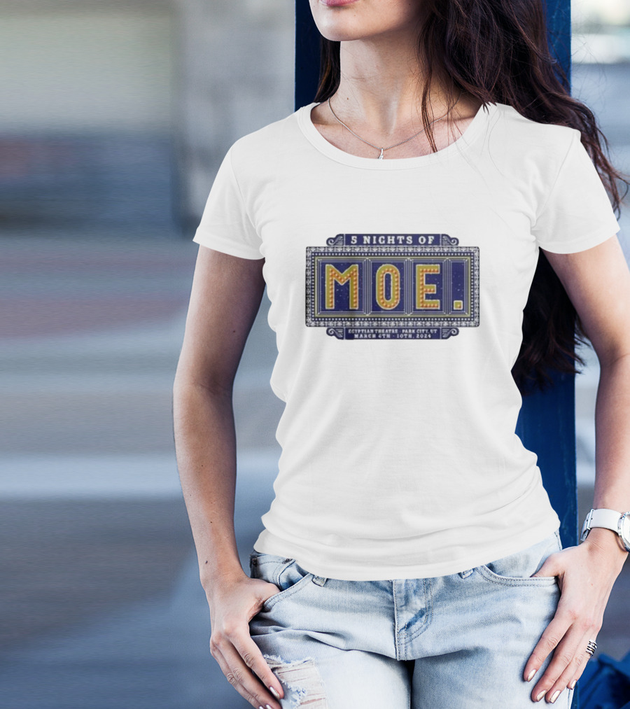 5 Nights Of Moe Egyptian Theatre Park City March 4th 10th T-Shirt