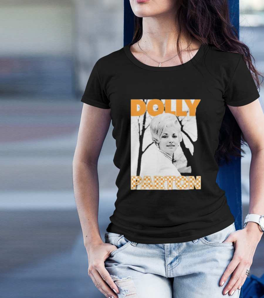 Dolly Parton Retro Black And White Tennessee T-Shirt
