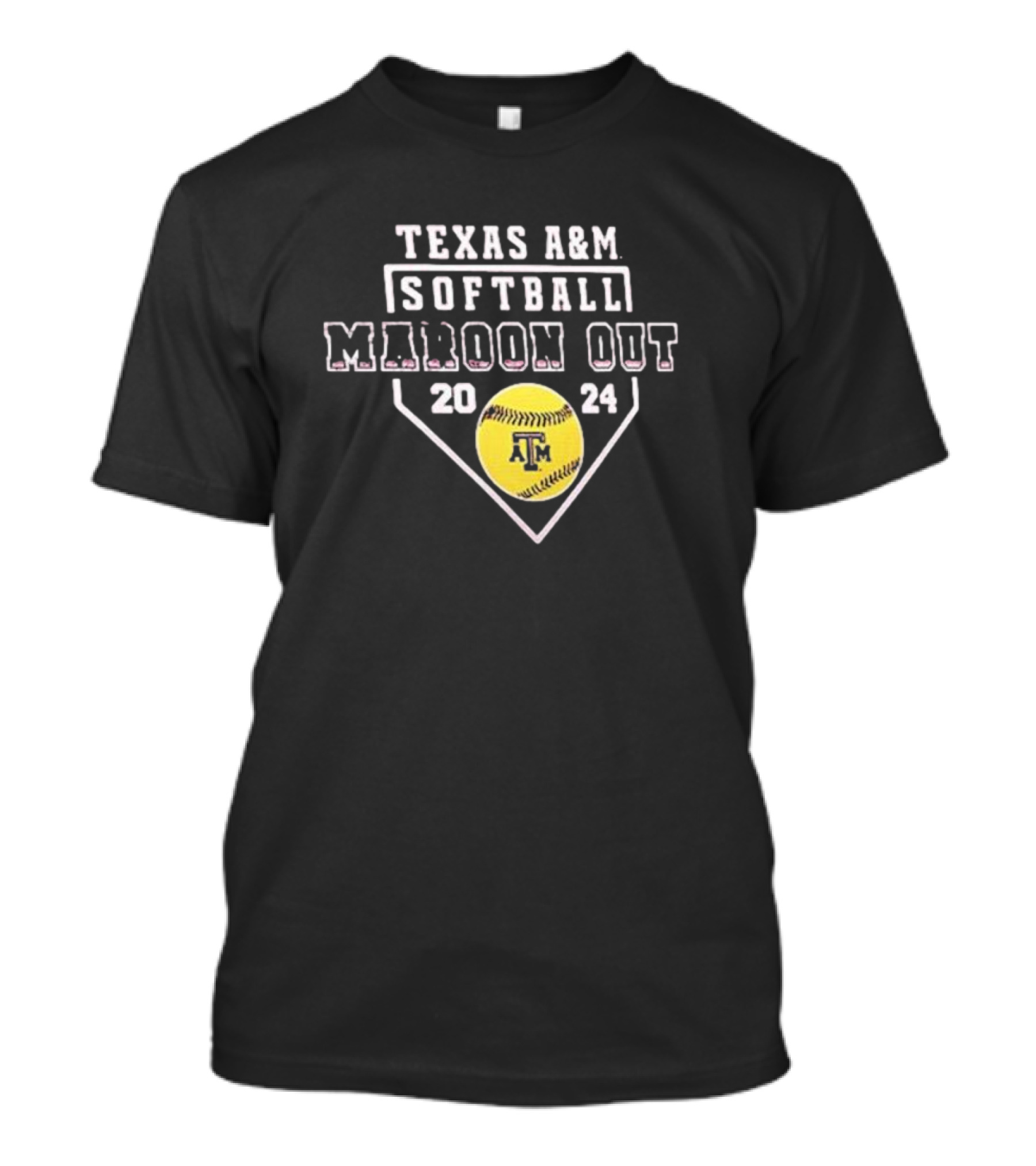 Texas A&M Softball Maroon Out 2024 Baseball T-Shirt