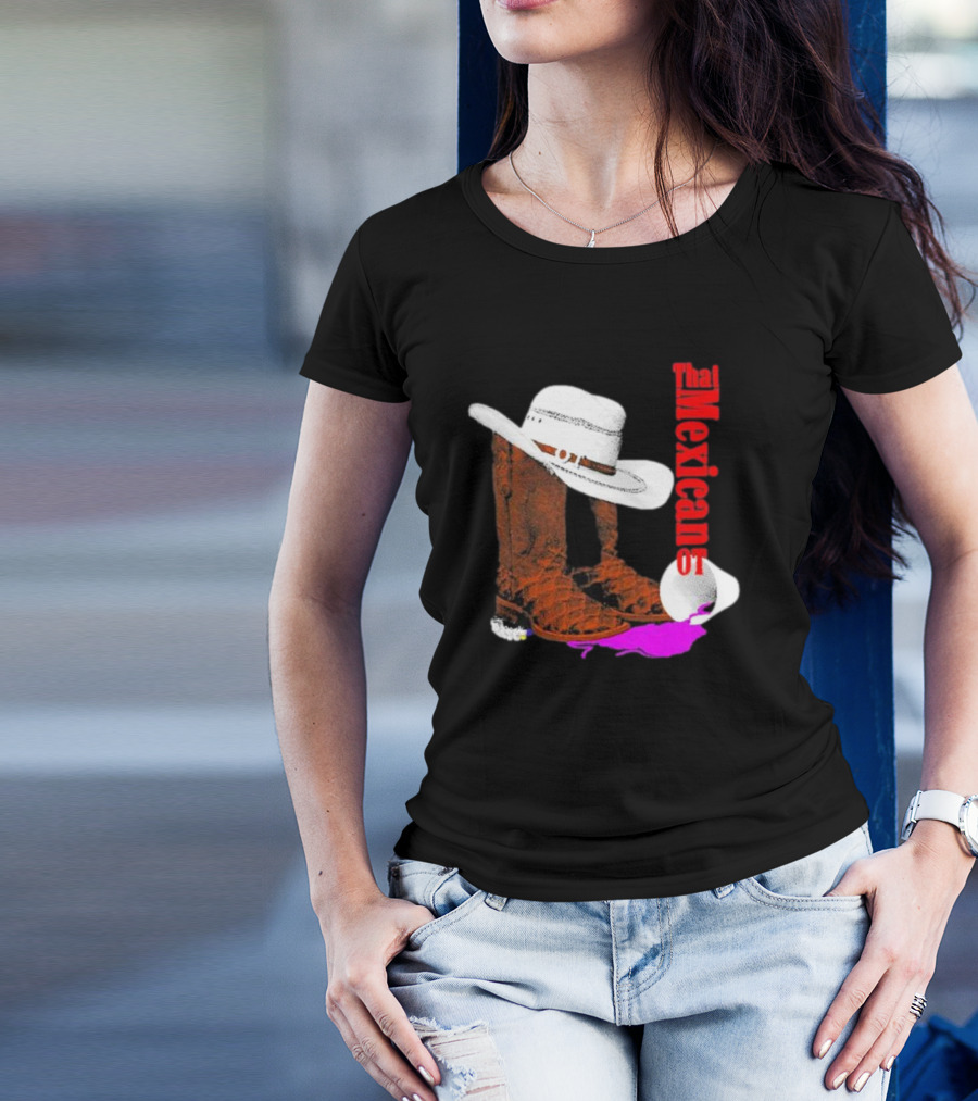 That Mexican Outta Texas Cowboy Hat And Boots T-Shirt