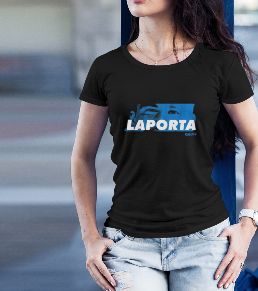 Laporta The Eyes Blue T-Shirt