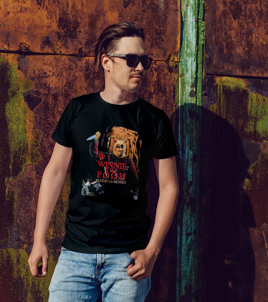 Winnie The Pooh Blood And Honey Horror 2024 Slasher T-Shirt