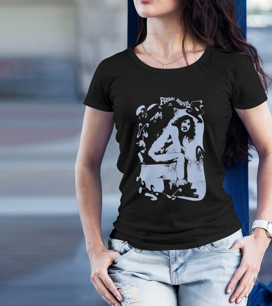 Rare Vintage Frank Zappa Toilet T-Shirt