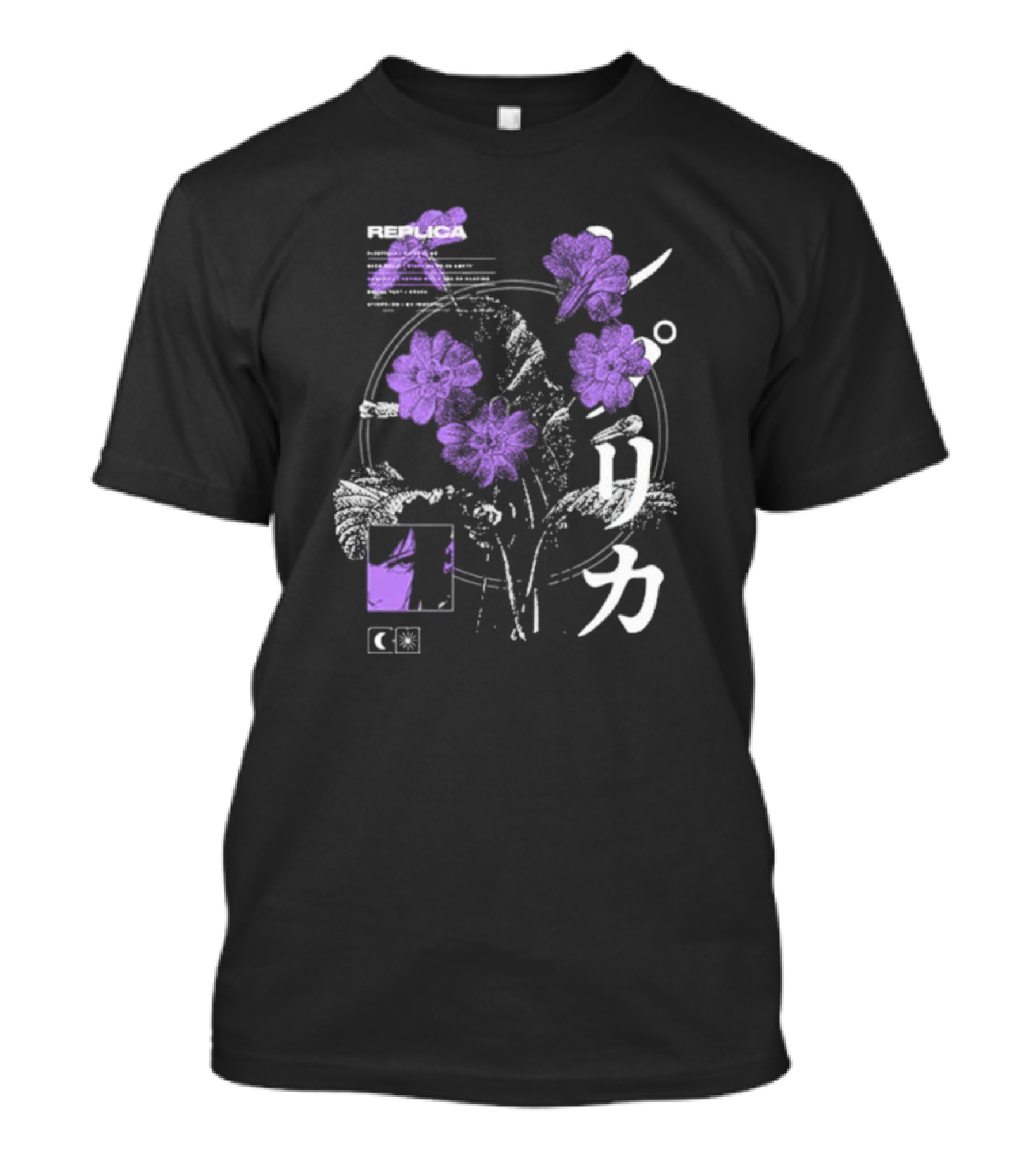 Replica Dayseeker 2024 パリカ Purple Flowers T-Shirt