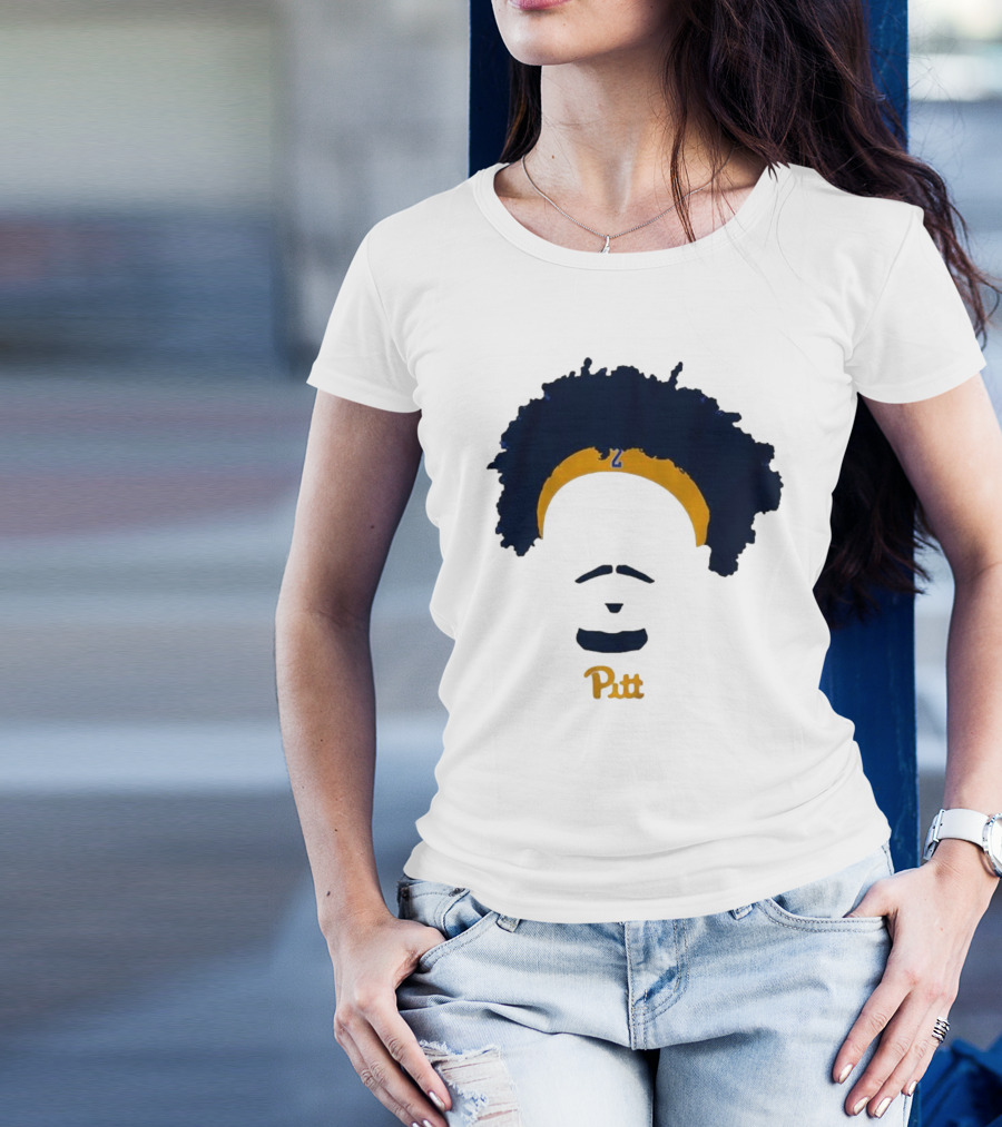 Pitt Basketball Blake Hinson Hair Headband Number 2 T-Shirt