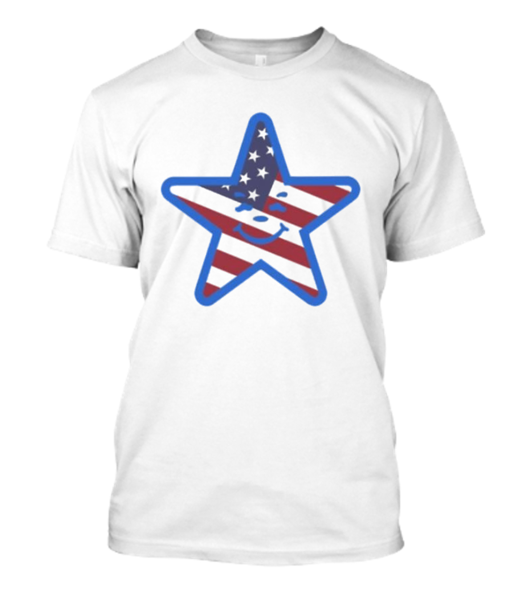 Usa Star Babbitt Revived Happy American Flag Star T-Shirt
