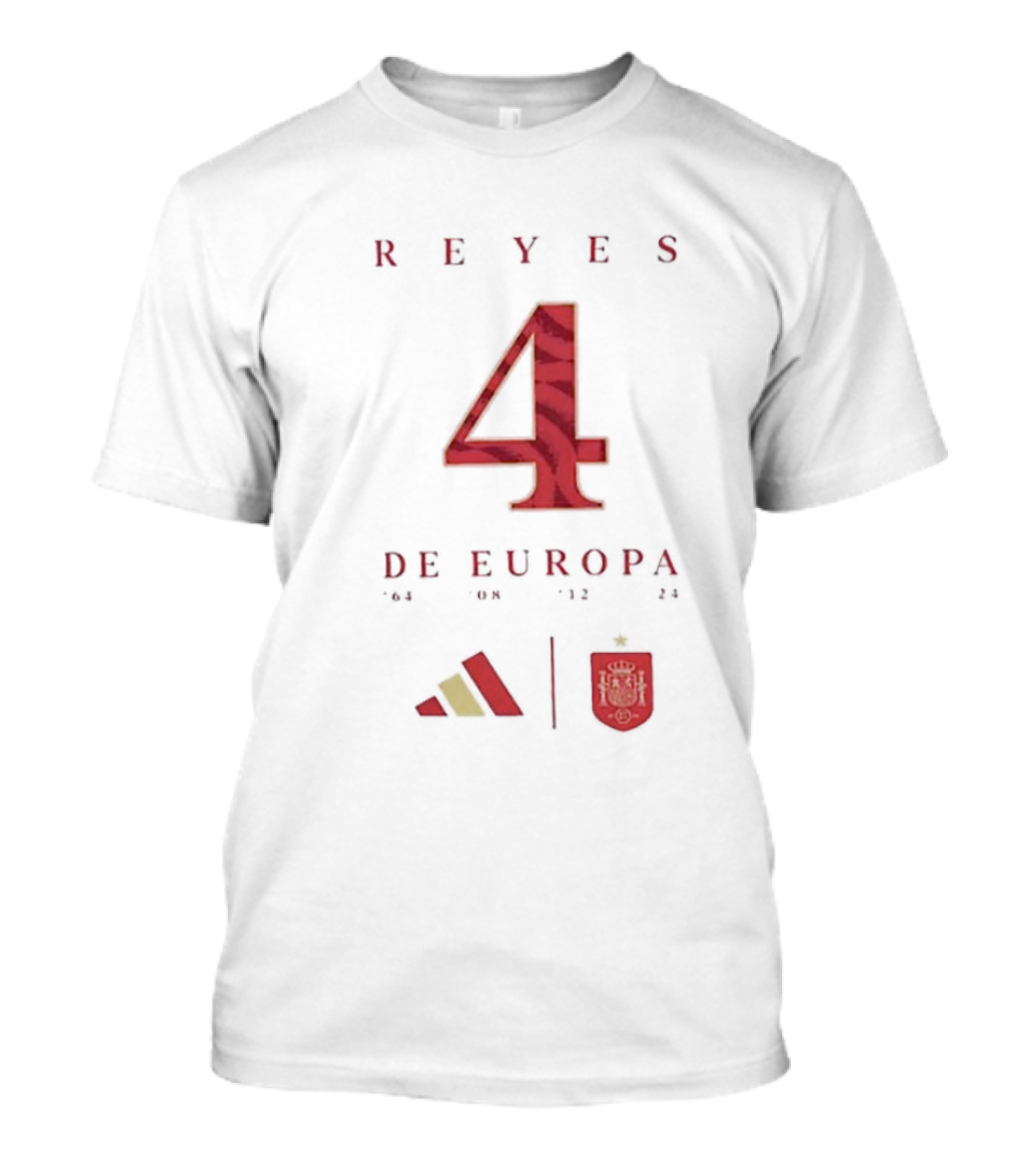 Reyes 4 De Europa España 2024 Crest T-Shirt