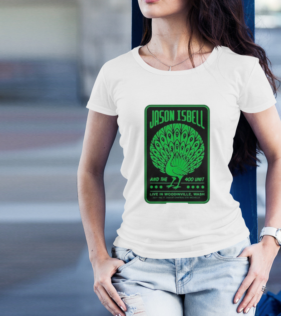 Jason Isbell And The 400 Unit Live At Chateau Ste Michelle July 16-17 2024 Woodinville Wash T-Shirt