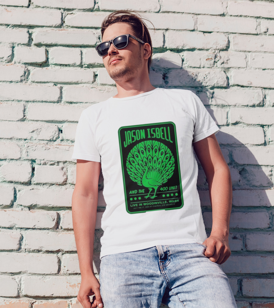 Jason Isbell And The 400 Unit Live At Chateau Ste Michelle July 16-17 2024 Woodinville Wash T-Shirt