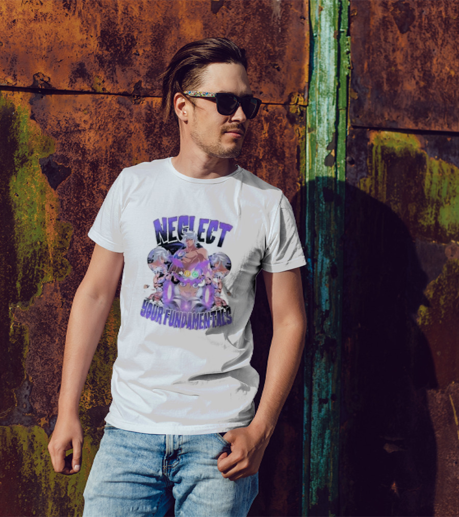 Neglect Your Fundamentals B C Iconic Anime Character T-Shirt