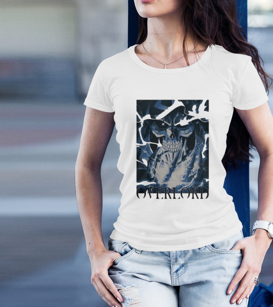 Overlord Ainz Ooal Gown Skeleton King Lightning Aura T-Shirt
