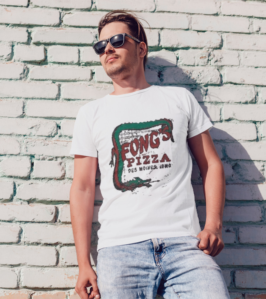 Fong's Pizza Des Moines Iowa Retro T-Shirt