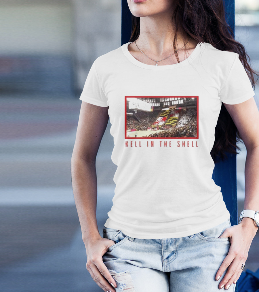 Maryland Terrapins Basketball Game Hell In The Shell Stadium Crowd Atmosphere T-Shirt