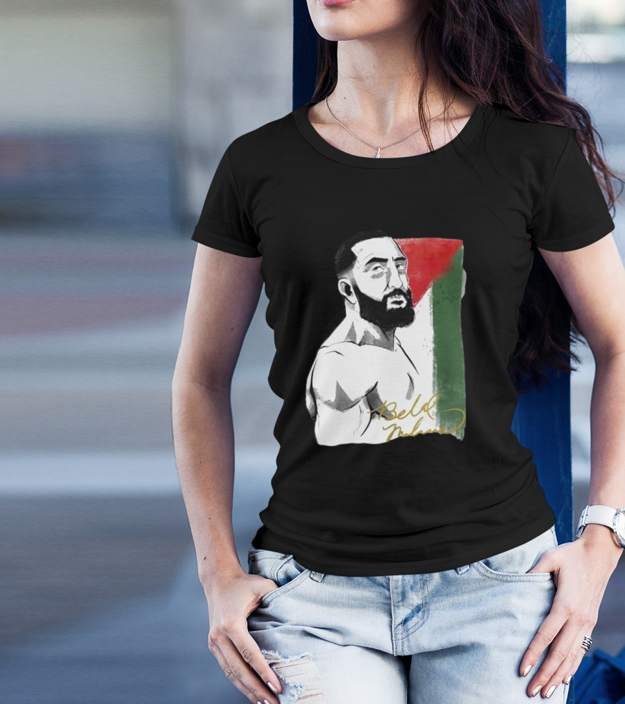 Remember The Name Belal Muhammad Palestinian Flag T-Shirt