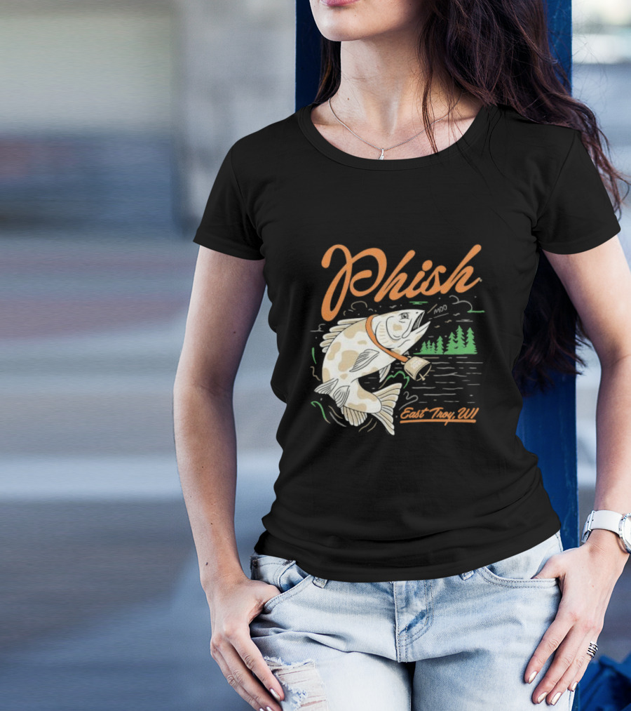 Phish East Troy WI Moo Fish July T-Shirt