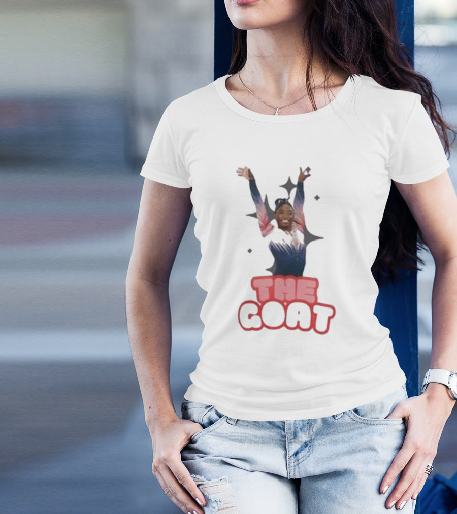 Simone Biles Team USA Gymnastics The GOAT T-Shirt