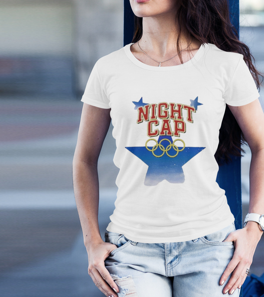 Night Cap Olympics Star Rings T-Shirt