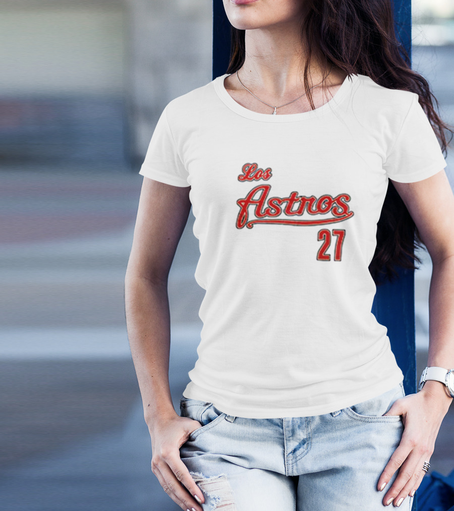 Jose Altuve Los Astros 27 Jersey Giveaway T-Shirt