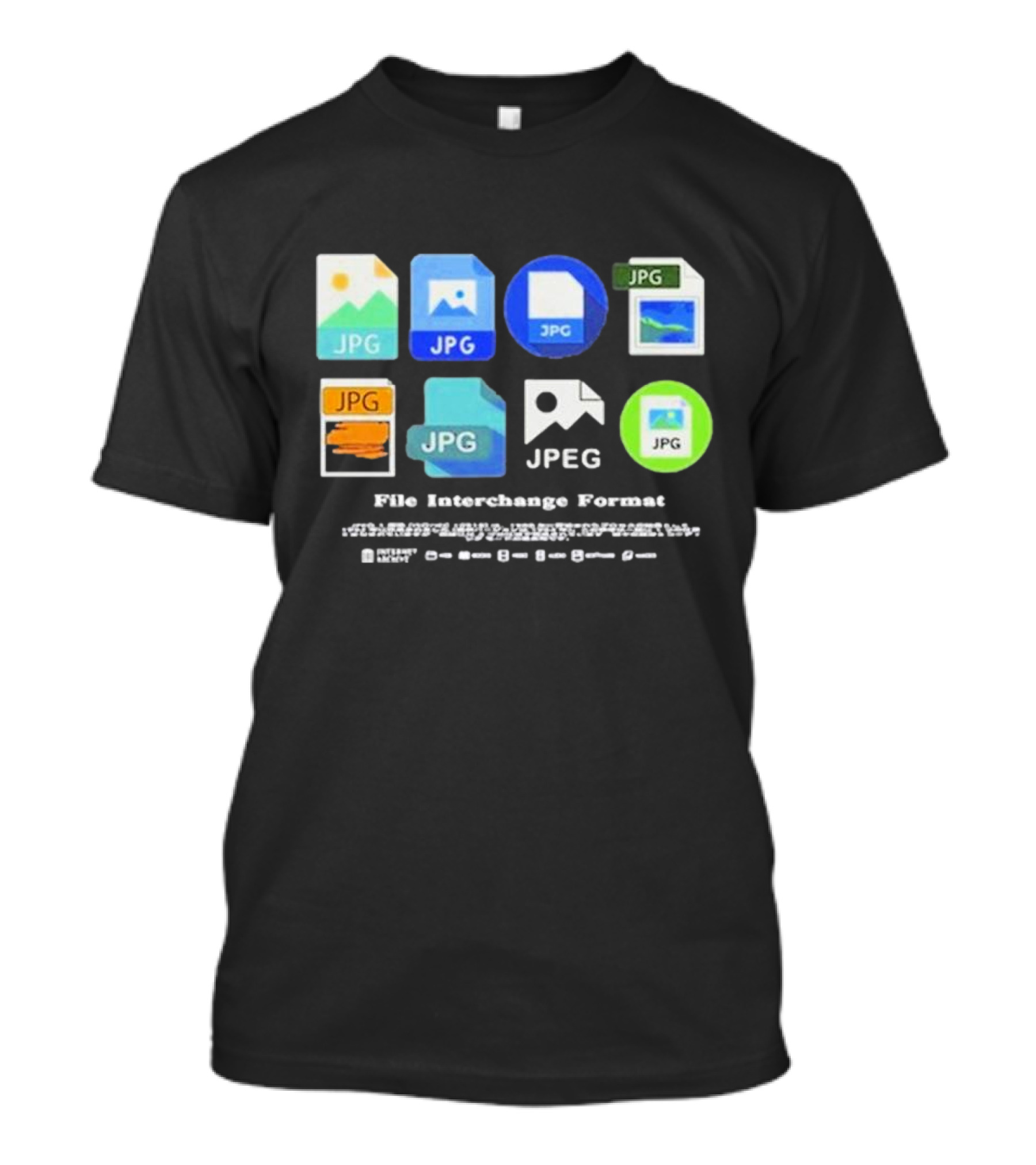 Jpegmafia File Interchange Format Distressed Thumbnails T-Shirt