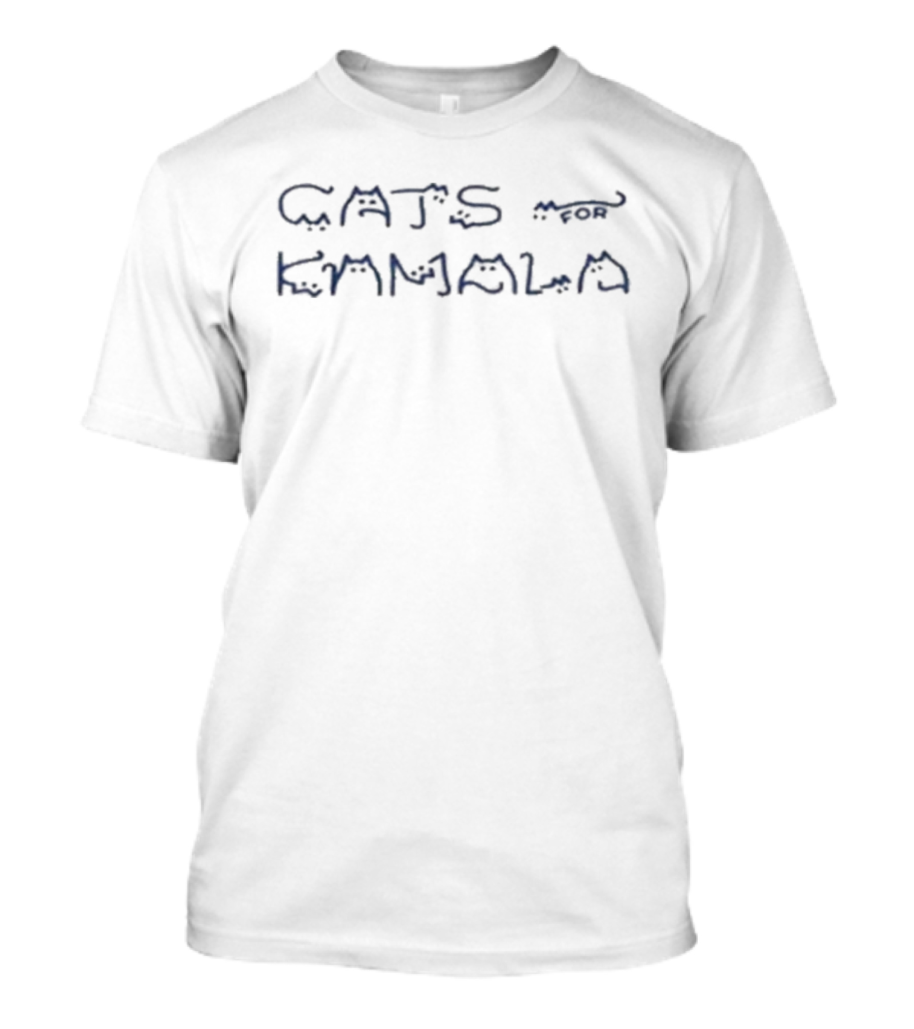 Cats With Kamala Harris Cat Lettering Positive Funny Cat T-Shirt