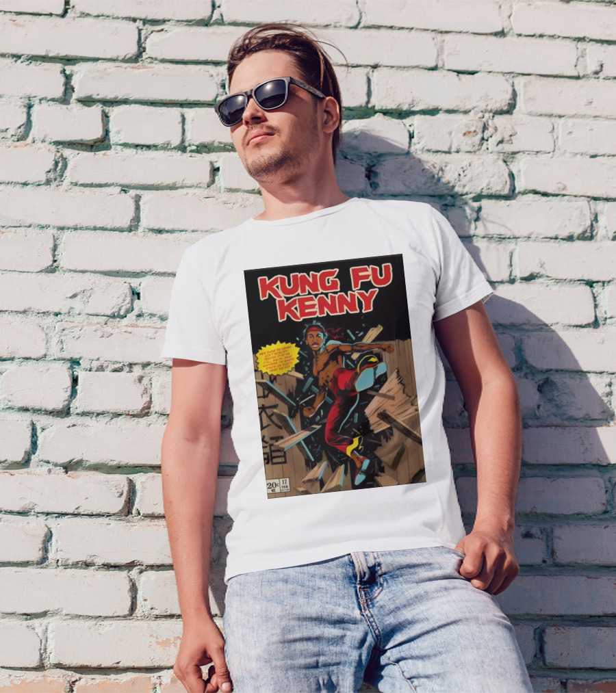 Kung Fu Kenny Breaking Through Comic Style February 17 Issue 20 Cent T-Shirt