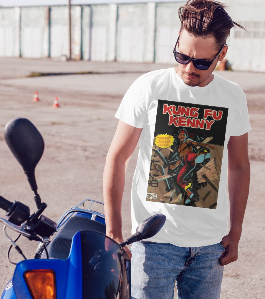 Kung Fu Kenny Breaking Through Comic Style February 17 Issue 20 Cent T-Shirt