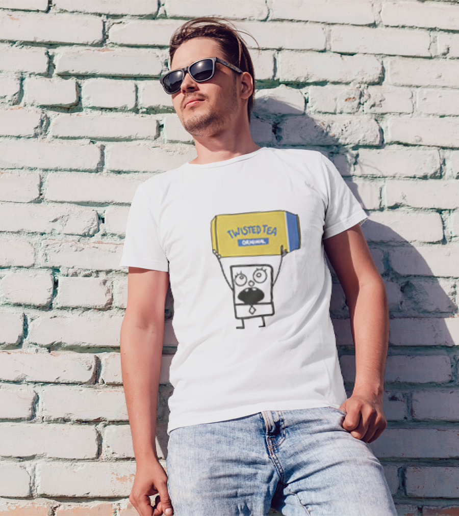 Twisted Tea Original DoodleBob Mashup T-Shirt