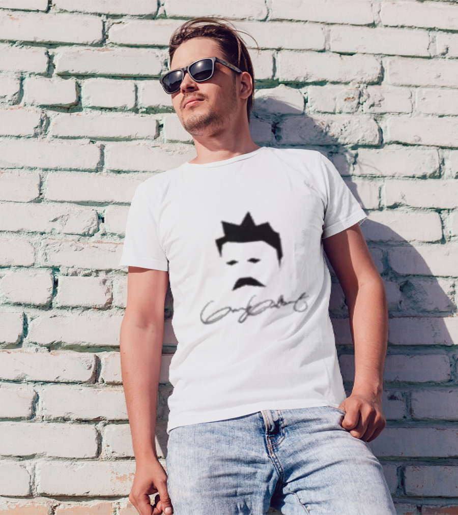 J1mmy Garys Signature Ivory Minimalist T-Shirt