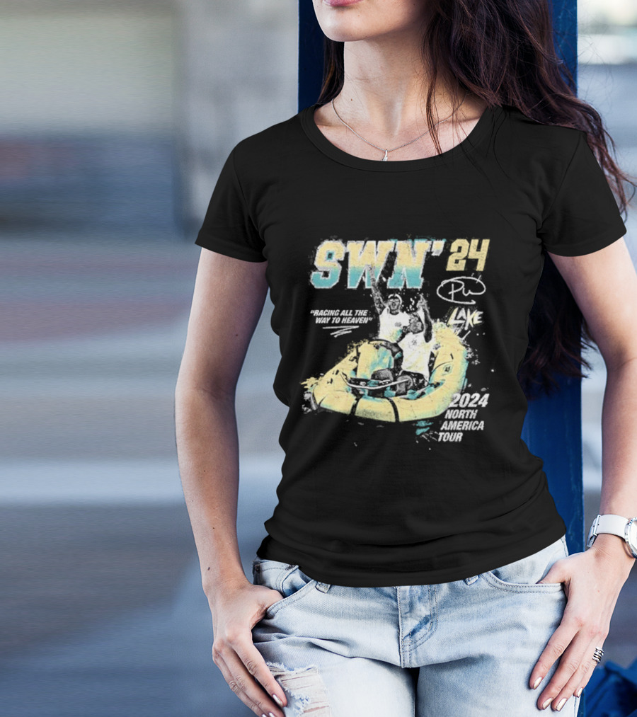 SWN' 24 Phil Wickham Brandon Lake Racing All The Way To Heaven 2024 North America Tour T-Shirt