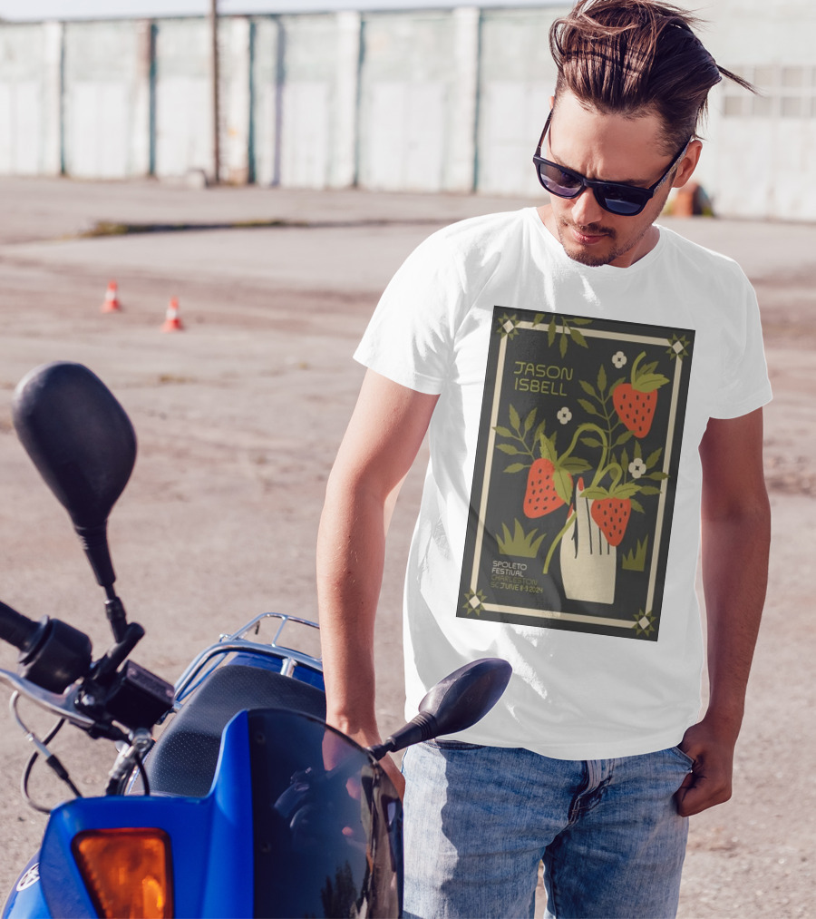 Jason Isbell Spoleto Festival Charleston SC June 8-9 2024 Strawberry T-Shirt