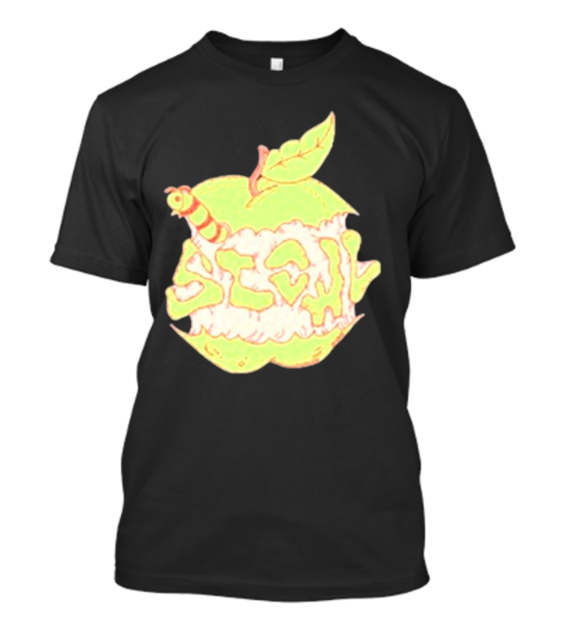 Scowl Apple 2024 Worm In Green Apple T-Shirt