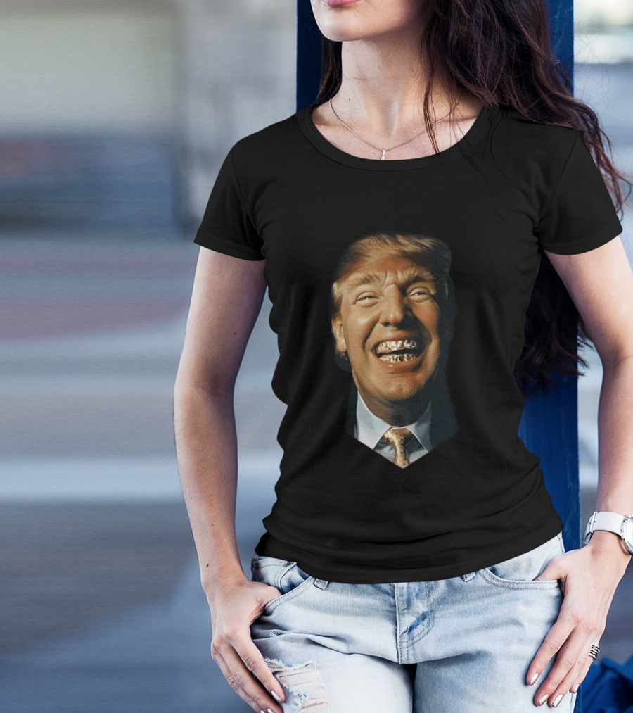 Trump Gold Teeth Grin T-Shirt