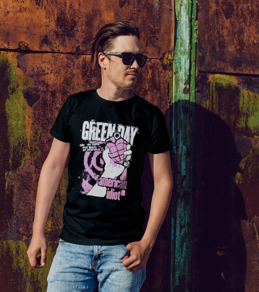 Green Day American Idiot Can You Hear The Sound Of Hysteria? T-Shirt