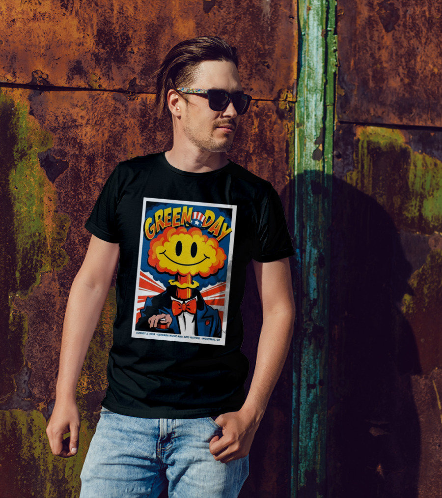 Green Day Osheaga Music And Arts Festival Montreal QC August 3 T-Shirt