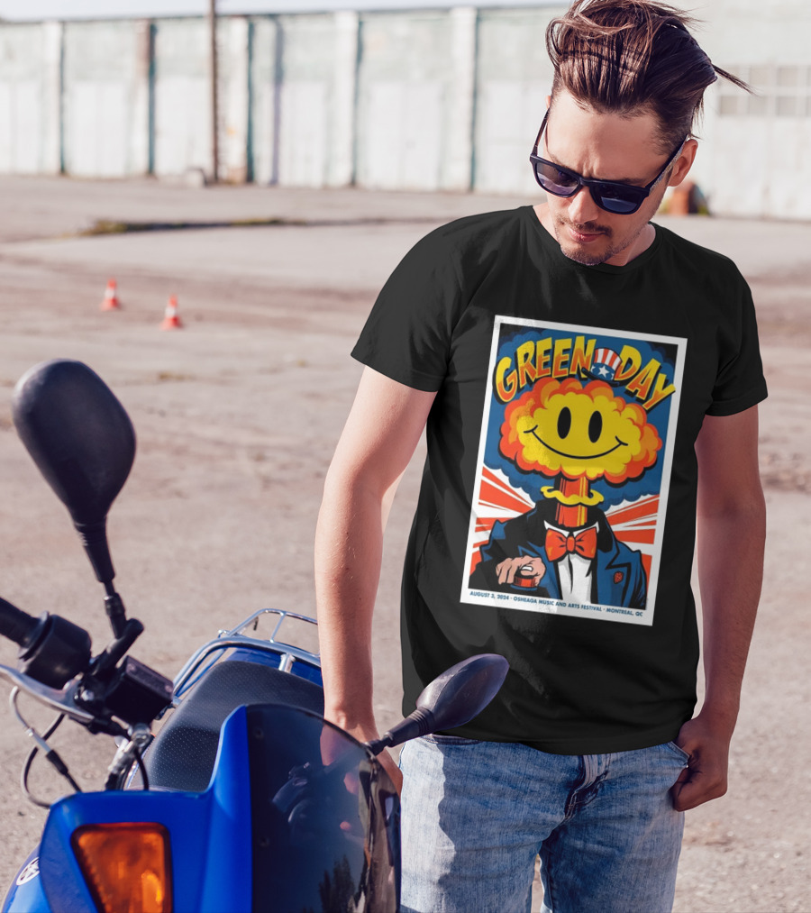 Green Day Osheaga Music And Arts Festival Montreal QC August 3 T-Shirt
