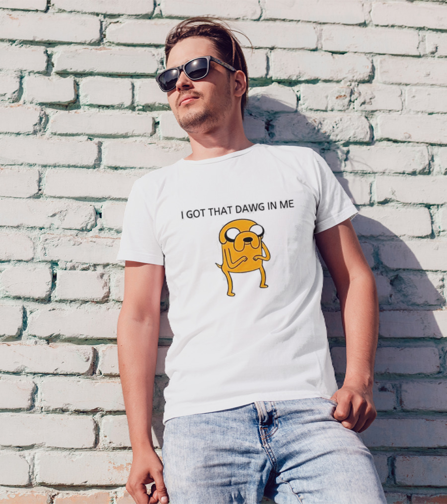 I Got That Dawg In Me Dog Character Orange Body T-Shirt