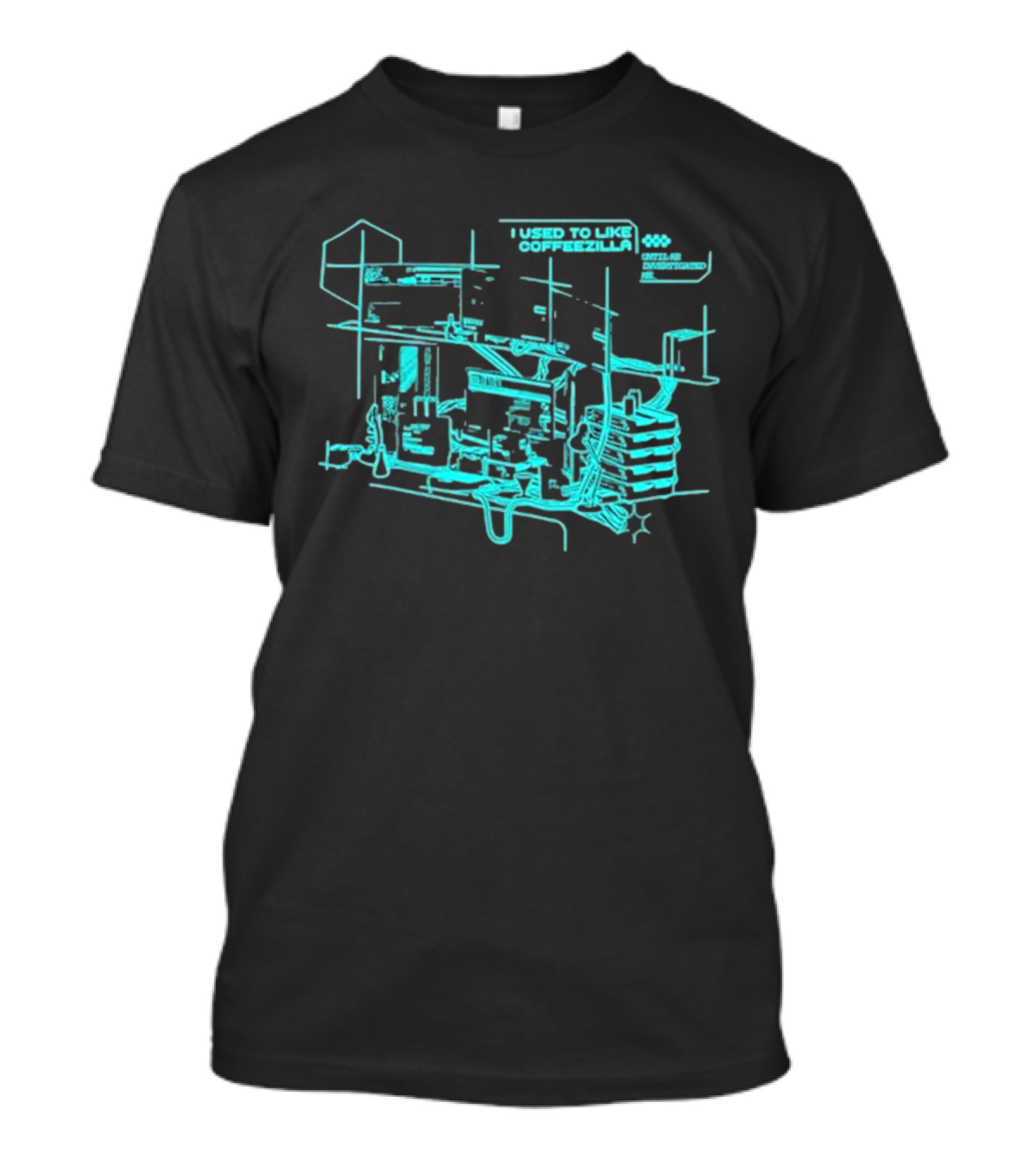 I Used To Like Coffeezilla Control Data Base 1492 T-Shirt