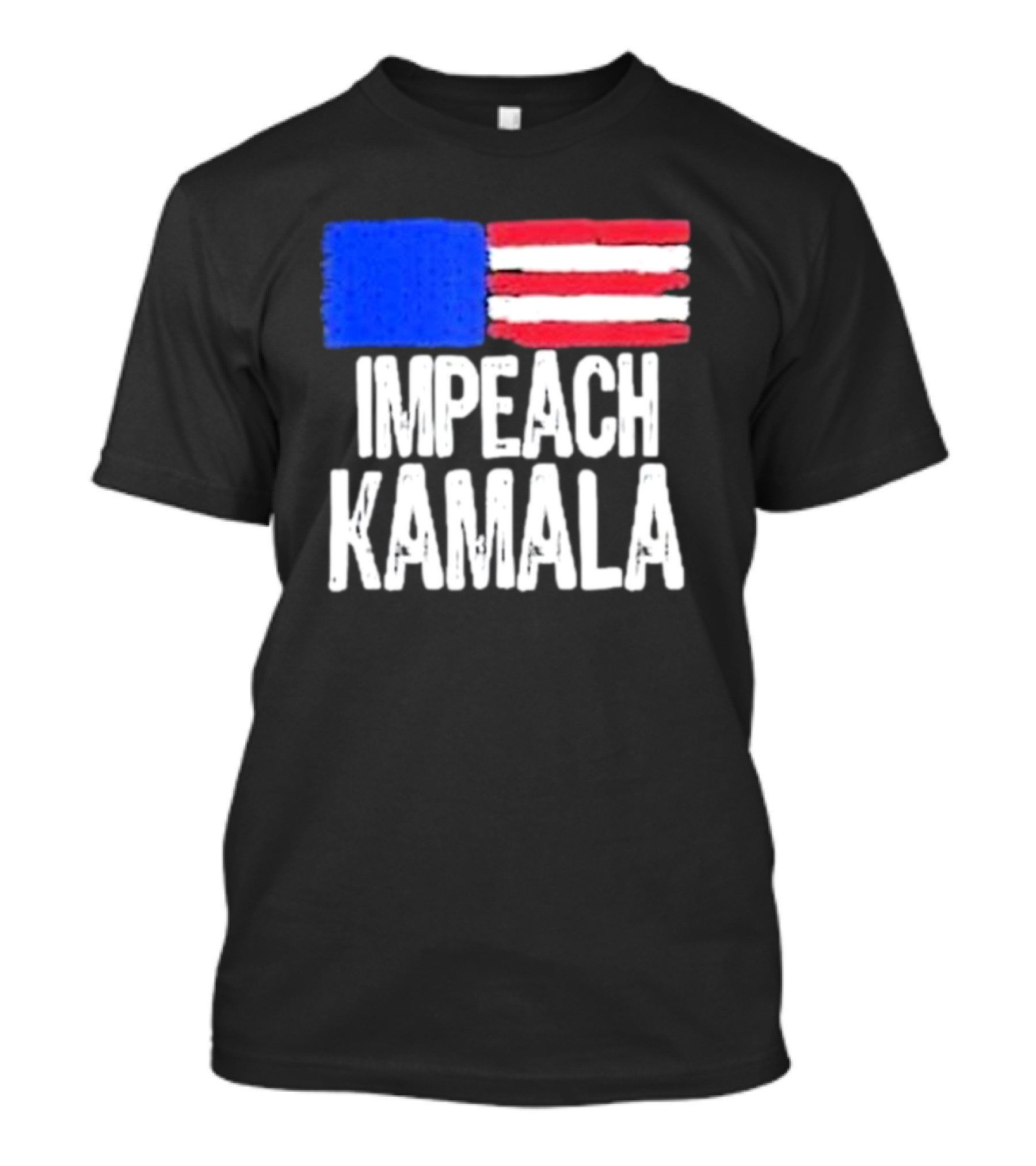 Impeach Kamala American Flag T-Shirt