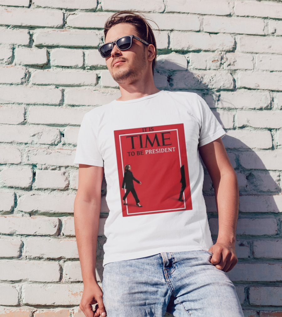 It Is Time To Be President Kamala Harris 2024 I Am Speaking Kamala For The People Walking For Change T-Shirt