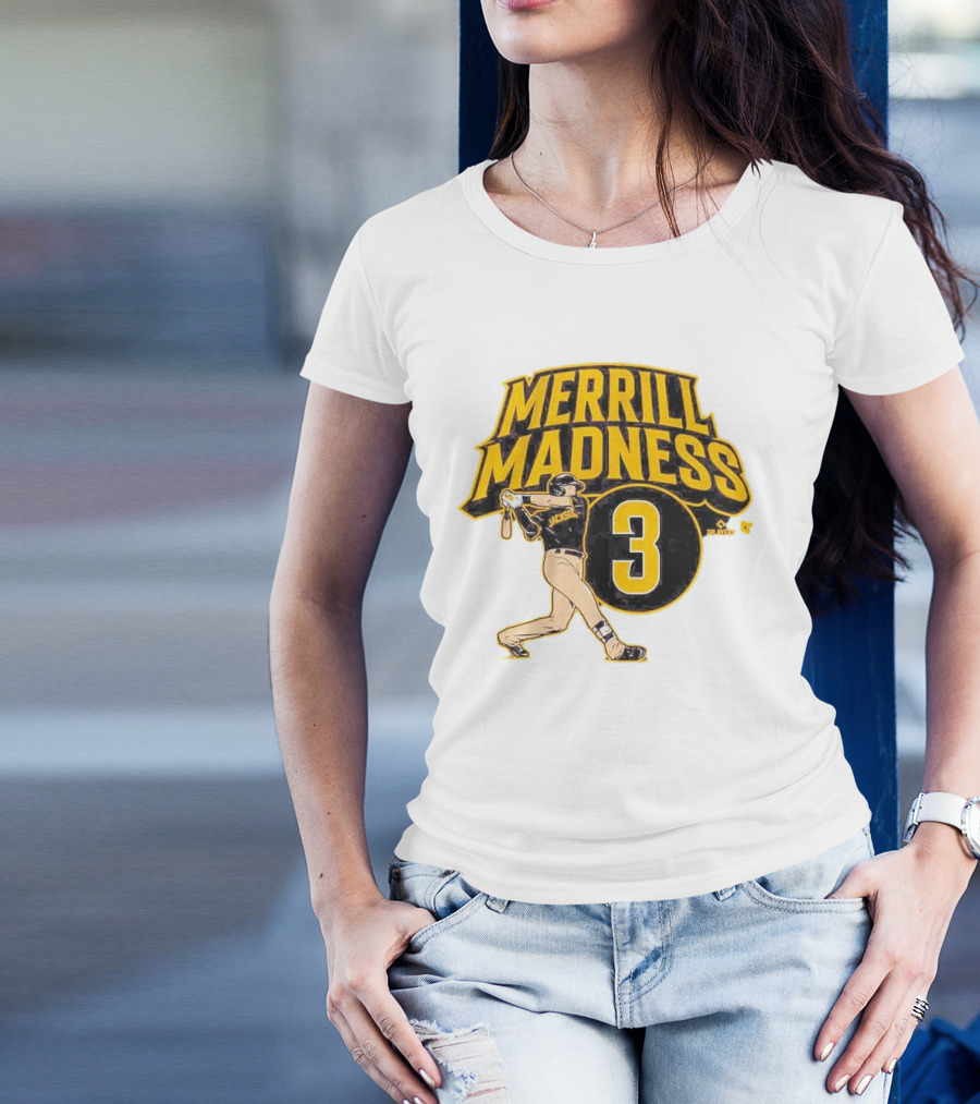 Jackson Merrill Madness 3 Baseball Player Swing T-Shirt