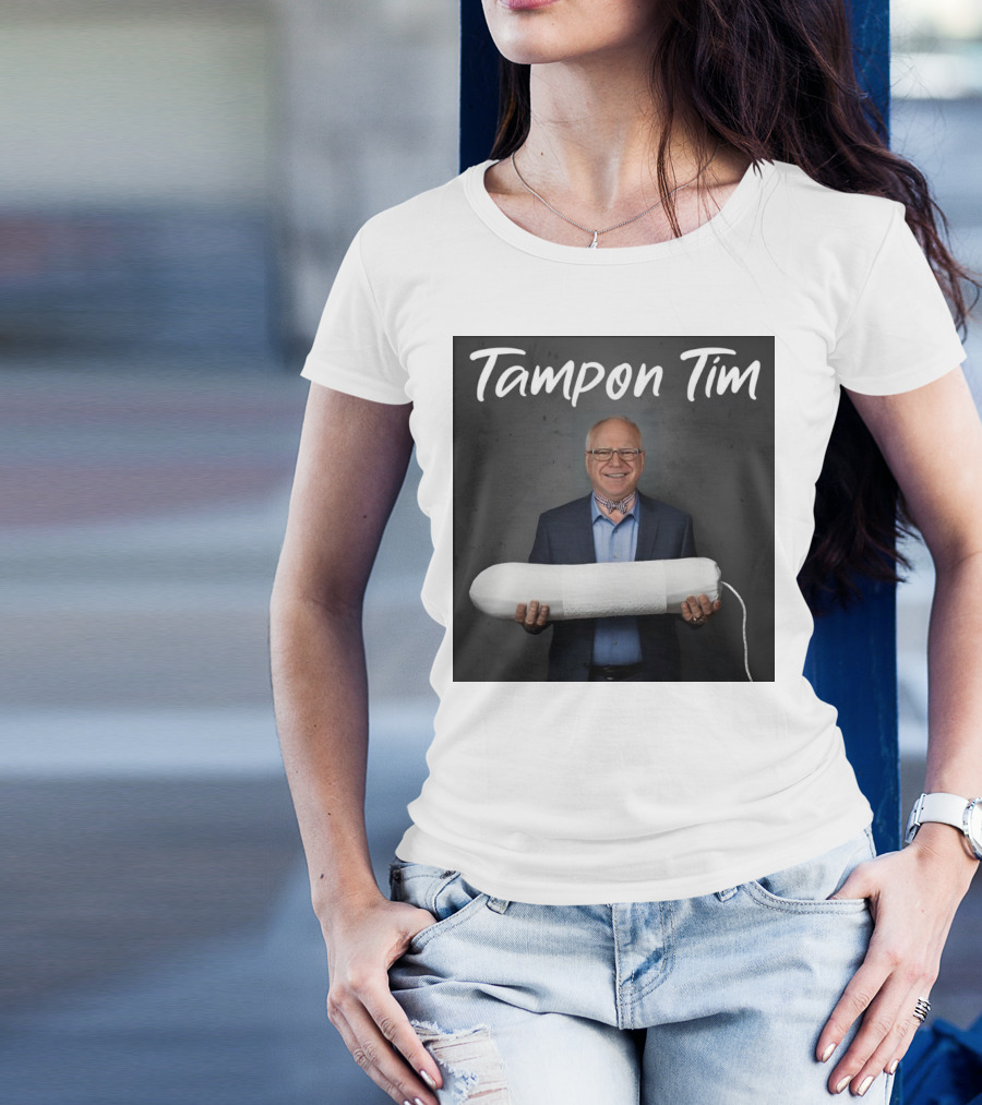 Johnny Midnight Tampon Tim Walz T-Shirt