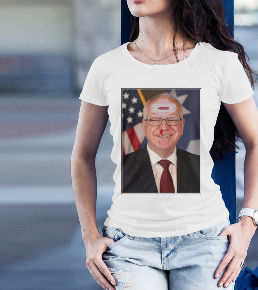 Tampon Tim The Maxipad Minnesotan Patriotic Humor T-Shirt