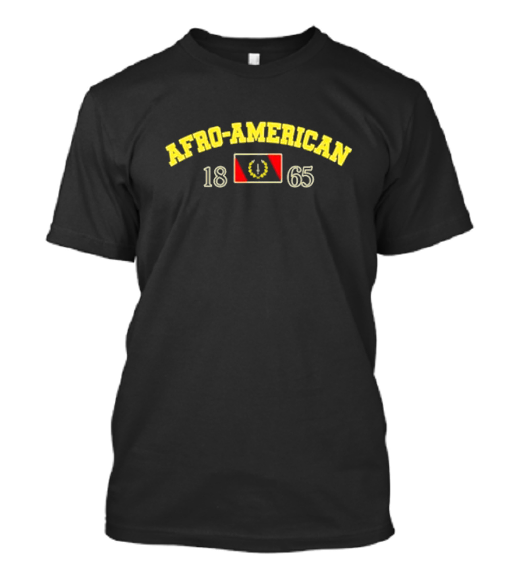 Afro-American Heritage 1865 Symbol Flag T-Shirt