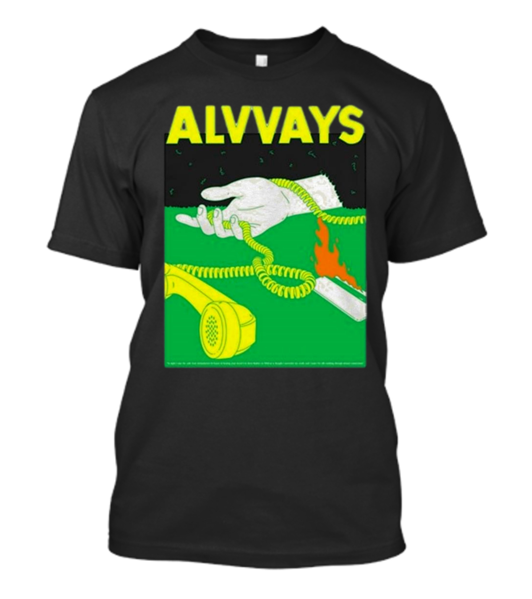 Alvvays Osheaga Music And Arts Festival August 4 2024 Retro Phone And Flame T-Shirt
