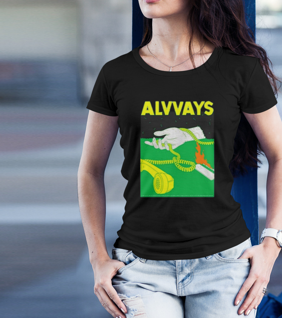 Alvvays Osheaga Music And Arts Festival August 4 2024 Retro Phone And Flame T-Shirt
