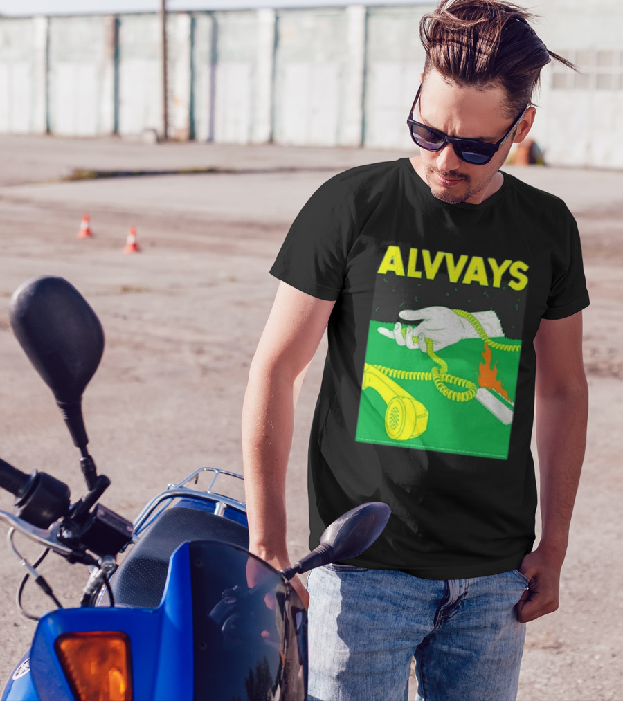 Alvvays Osheaga Music And Arts Festival August 4 2024 Retro Phone And Flame T-Shirt