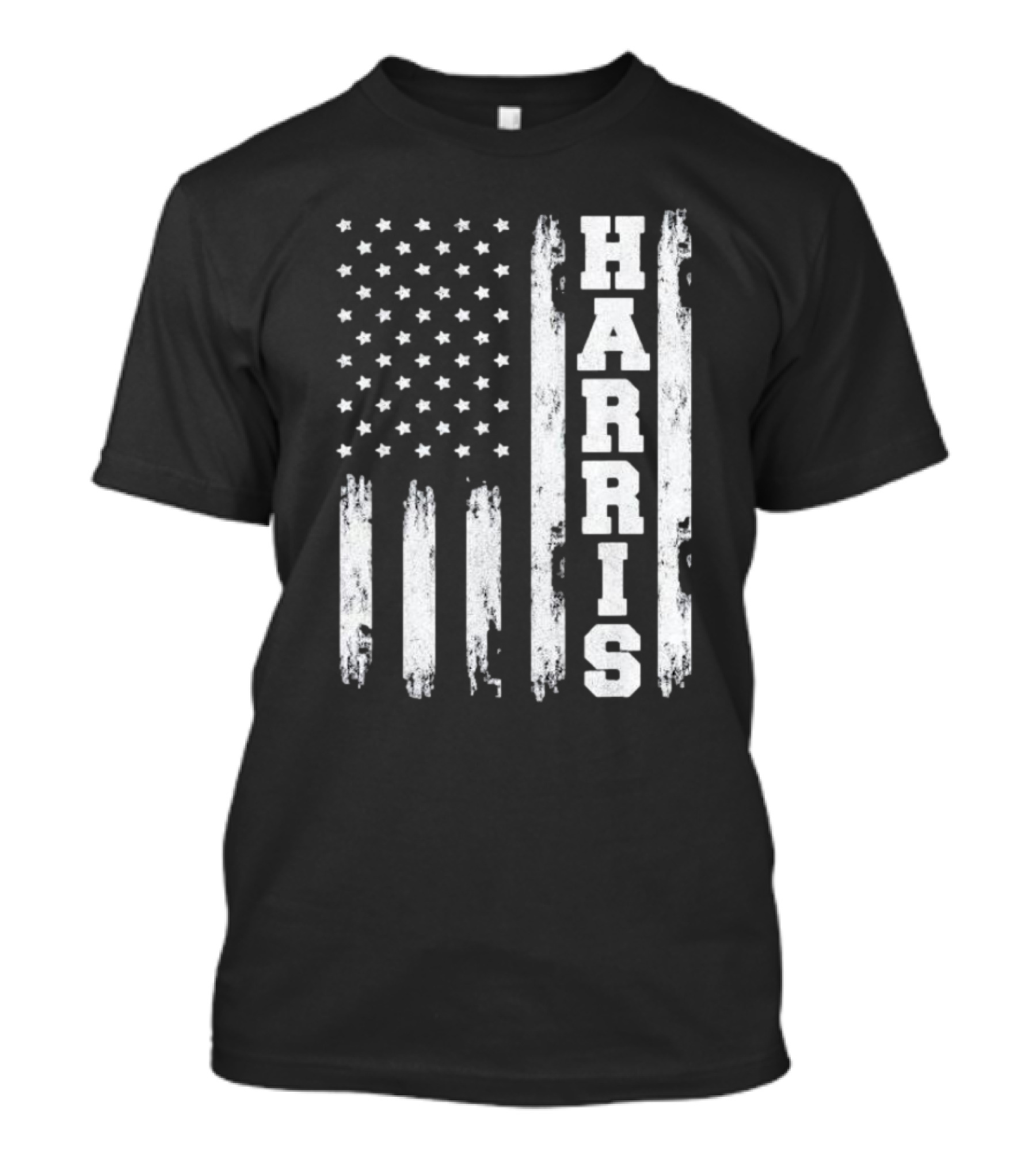 Harris 2024 American Flag Vertical Campaign T-Shirt
