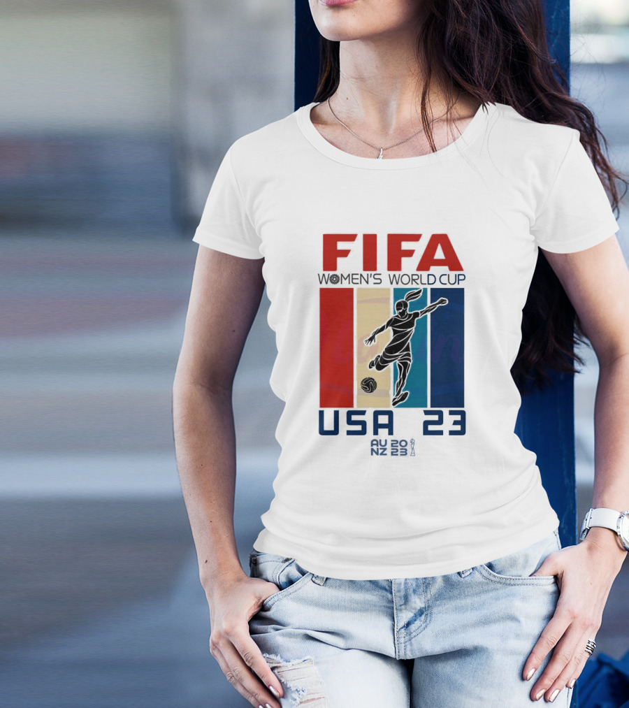 FIFA Women's World Cup USA 23 Soccer Player T-Shirt