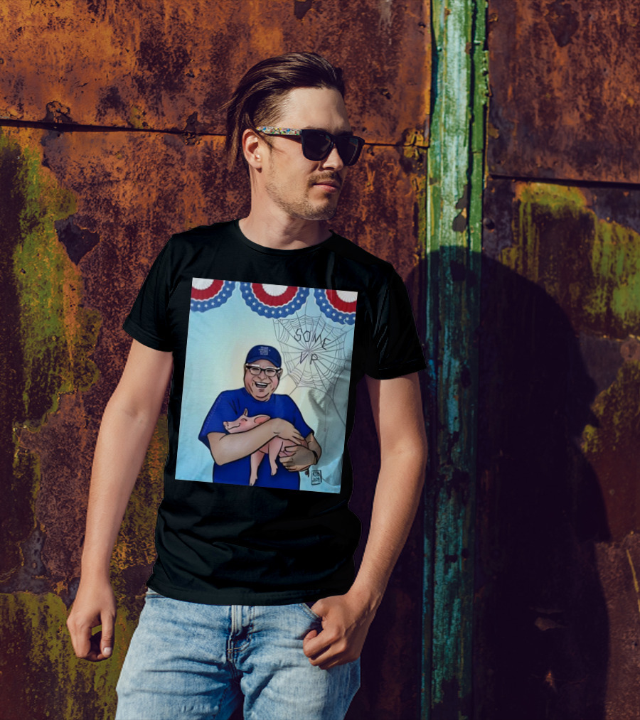 Jess Piper Tim Walz Hugs Pig Some America Happy Again T-Shirt