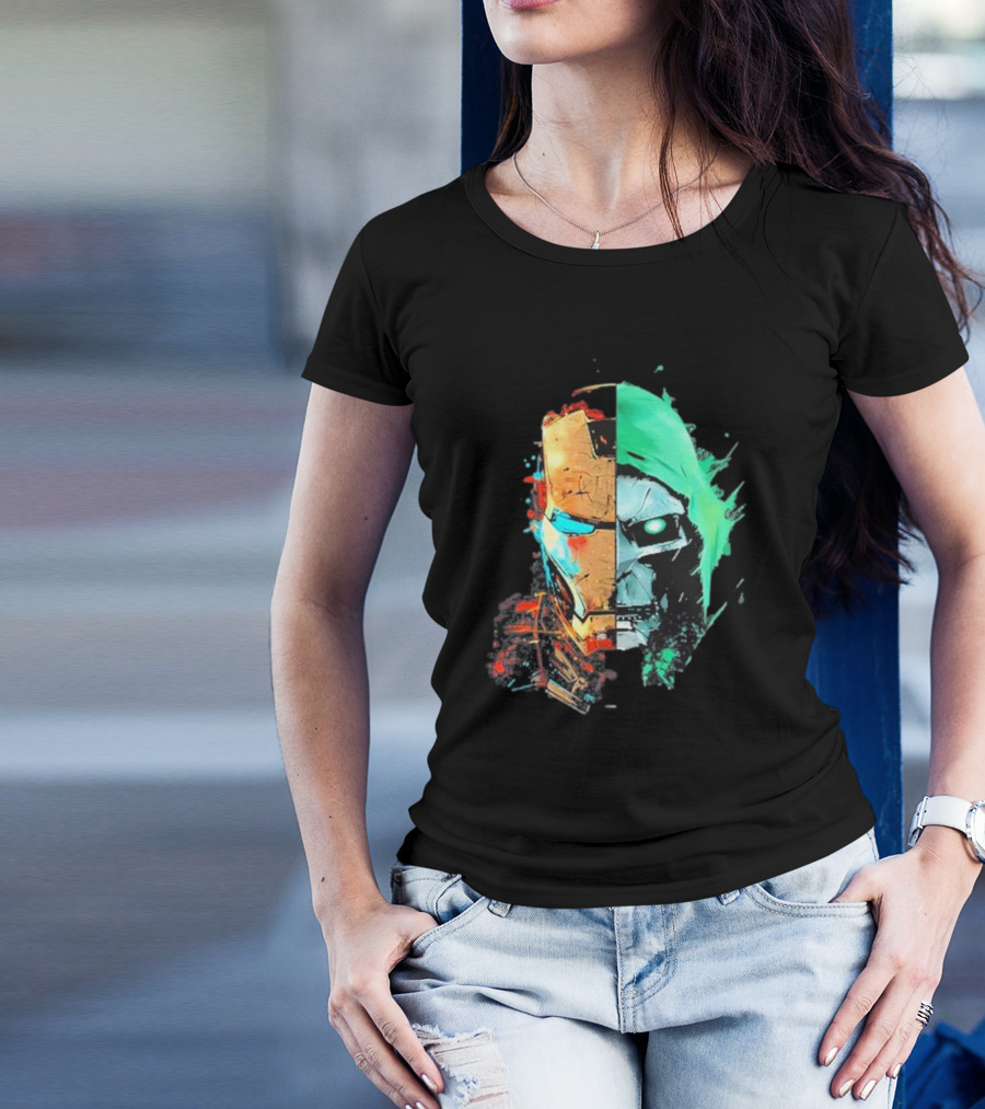 New Mask Same Task Iron Man Doctor Doom Mashup T-Shirt
